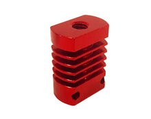 Creality CR-10 Hotend Threaded Heatsink Block Replacement, includes block and spare PTFE (teflon) tube.