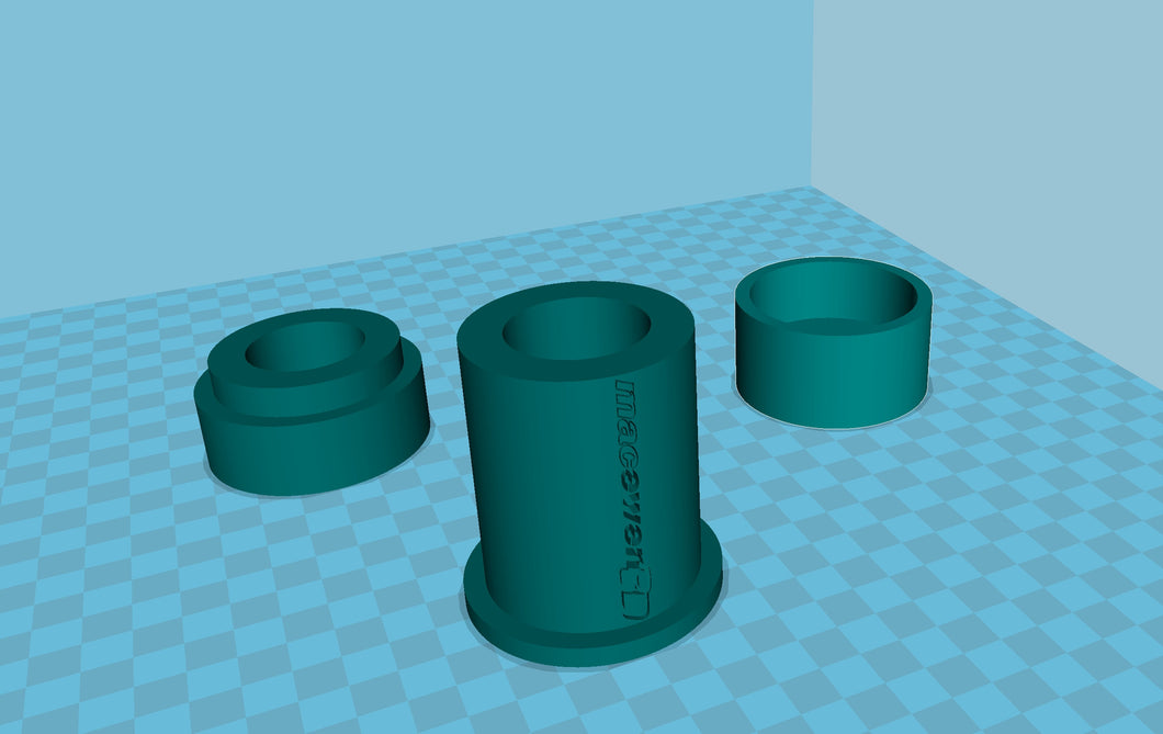 Douille de bobine imprimable MacEwen3D - Deux versions